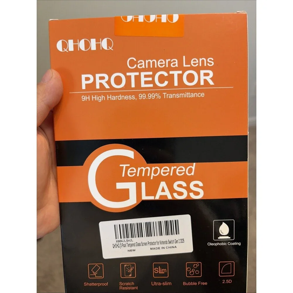 Nintendo Switch Gen 2 (2025) Tempered Glass Screen Protector 3 Pack
